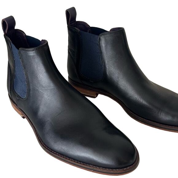 Ted Baker London Other - Ted Baker Camroon 4 Chelsea Boot Black Navy Paisley Purple UK 10.5